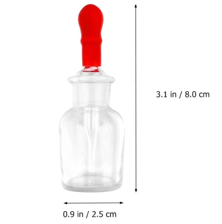 Clear Glass Dropping bottle