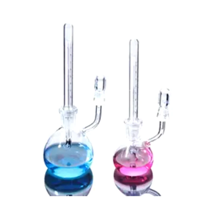High Borosilicate Glass Laboratory Pycnometer Specific Gravity Bottle With Thermometer